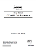 Daewoo Doosan DX235NLC-5 Excavator Service Repair Manual (Serial Number 1001 and Up)