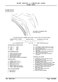 Massey Ferguson 290 TRACTORS (|---> P06156 (GB)) Service Parts Catalogue Manual (Part Number : 819783)