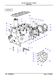 Massey Ferguson 261 TRACTOR Service Parts Catalogue Manual (Part Number : 651628)