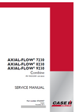 CASE IH AXIAL-FLOW 8230 Combine Service Repair Manual (PIN YDG222001 and above)