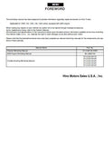 2012 Hino 155h Series Truck Service Repair Manual