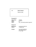 LIEBHERR T35-6-1680 3AS Telescopic Handler Service Repair Manual