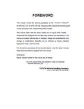 Toyota 4FD120 Forklift Service Repair Manual