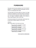 Toyota 6FD10 Forklift Service Repair Manual