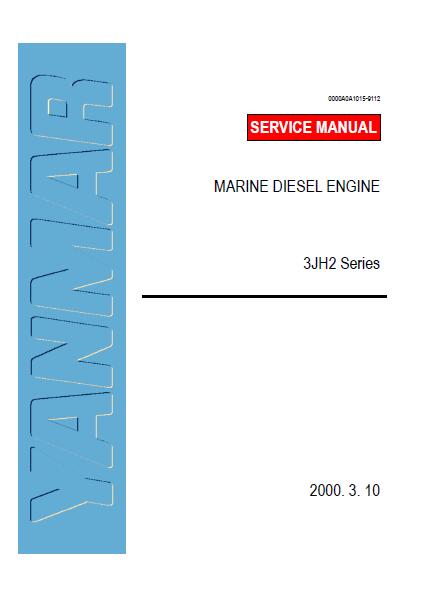 Yanmar 3JH2-T(B)E Marine Diesel Engine Service Repair Manual