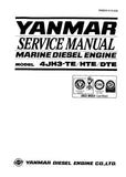 Yanmar 4JH3-TBE Marine Diesel Engine Service Repair Manual