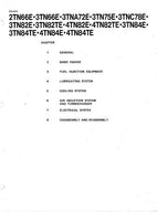 Yanmar 2TN66E Diesel Engine Service Repair Workshop Manual