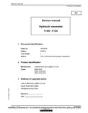 LIEBHERR R924 -1444 Hydraulic Excavator Service Repair Manual