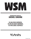 Kubota 03-M-E3BG SERIES Diesel Engine Service Repair Manual