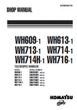Komatsu WH714H-1 Telescopic Handler Service Repair Manual SN:395F70003 and up