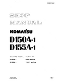 Komatsu D150A-1 Dozer Bulldozer Service Repair Manual S/N 8408 and up
