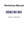 HITACHI ZAXIS 180LC EXCAVATOR Service Repair Manual
