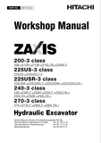 HITACHI ZAXIS 200-3 CLASS EXCAVATOR Service Repair Manual