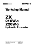 HITACHI ZAXIS 210W-3 WHEELED EXCAVATOR Service Repair Manual