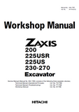 HITACHI ZAXIS 200LC EXCAVATOR Service Repair Manual