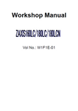 HITACHI ZAXIS 160LC EXCAVATOR Service Repair Manual