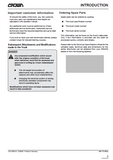 Crown GPC2000 SL Series Lift Truck Parts Catalogue Manual