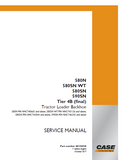CASE 580N Two-Wheel Drive (2WD) Tier 4B (final) Tractor Loader Backhoe Service Repair Manual [NHC740665 - ]