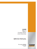 CASE 1650M Tier 2 Crawler Dozer Service Repair Manual (PIN NGC107000 and above)