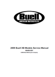 2009 Buell Lightning XB12Scg Service Repair Manual
