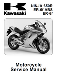 2008 Kawasaki Ninja 650R EX650A8F Service Repair Manual