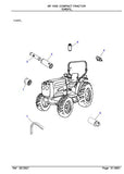 Massey Ferguson MF 1540 COMPACT TRACTOR Parts Catalogue Manual (Part No. 652122)