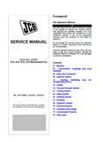 JCB 5CX Wastemaster Eco Backhoe Loader Service Repair Manual S/N: from 2509500 and up