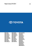 TOYOTA BT Reflex RRE140HECC High Performance Reach Truck Service Repair Manual
