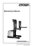 Crown LP3020 Lift Truck Service Repair Manual