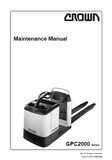 Crown GPC2040S Lift Truck Service Repair Manual