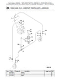 JCB VMT160 (FIXED) 800mm, 900mm, 1000mm (Tier 4) VIBROMAX Parts Catalogue Manual (Serial Number: 02416456-02416459)