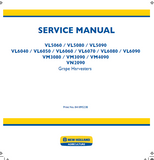New Holland VN2090 Grape Harvester Service Repair Manual