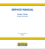 New Holland 8030L Grape Harvester Service Repair Manual