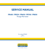 New Holland FR480 Forage Harvester Service Repair Manual