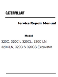 Caterpillar Cat 320C LN 320CLN Excavator (Prefix BCN) Service Repair Manual (BCN00001 and up)