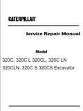 Caterpillar Cat 320C Excavator (Prefix BCN) Service Repair Manual (BCN00001 and up)