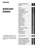 2001 Hino FA series Truck Service Repair Manual