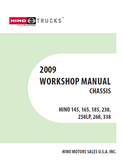 2009 HINO 145 series Truck Service Repair Manual