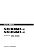 Kobelco SK30SR-2 Mini Excavator Parts Catalogue Manual SN: PW10-22001 and up