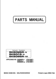 Kobelco SK80CS-1E Crawler Excavator Parts Catalogue Manual (SN: LF04-02001 and up)