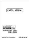 Kobelco SK115SR-1E Crawler Excavator Parts Catalogue Manual SN: YV04-03001 and up