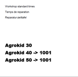 Deutz Fahr Agrokid 40 Tractor Parts Catalogue Manual (SN: 1001 and up)