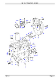 Massey Ferguson MF 154 F TRACTOR Parts Catalogue Manual