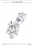 Massey Ferguson MF 164 T V TRACTOR Parts Catalogue Manual