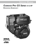 Kohler Command Pro CS 8.5HP Engine Service Repair Manual