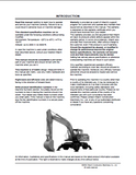 Hitachi ZAXIS 210W Wheeled Excavator operator’s manual SN: 001001 and up