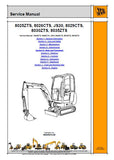 JCB 8029CTS Compact Excavator Service Repair Manual SN: 2314949
