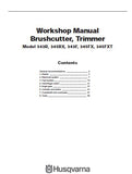 Husqvarna 345FX Brushcutter Trimmer Service Repair Manual