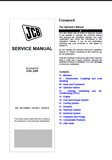 JCB 220X Excavator Service Repair Manual (S/N From 2500051 and up)