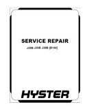 Hyster B160 (J25B) Forklift Service Repair Manual